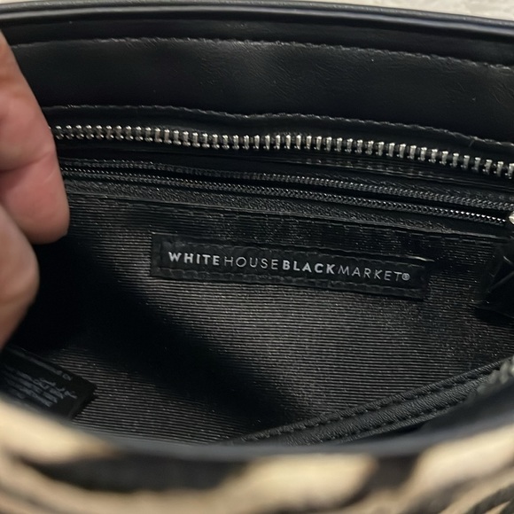 White House Black Market Zebra Print Women's Clutch - Picture 4 of 5